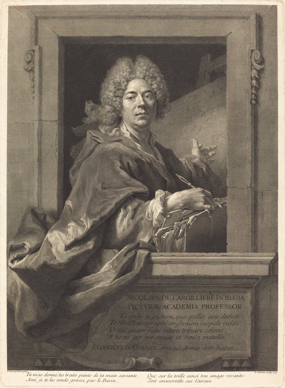Nicolas de Largillere alkotó: François Chereau I after Nicolas de Largillierre