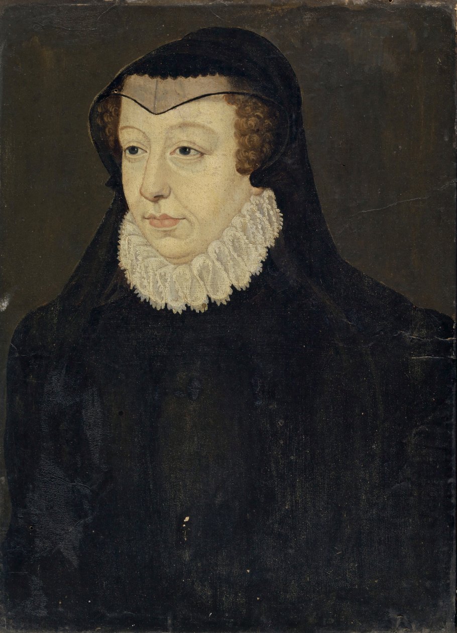 Medici Katalin, Franciaország királynője, mint özvegy alkotó: François Clouet