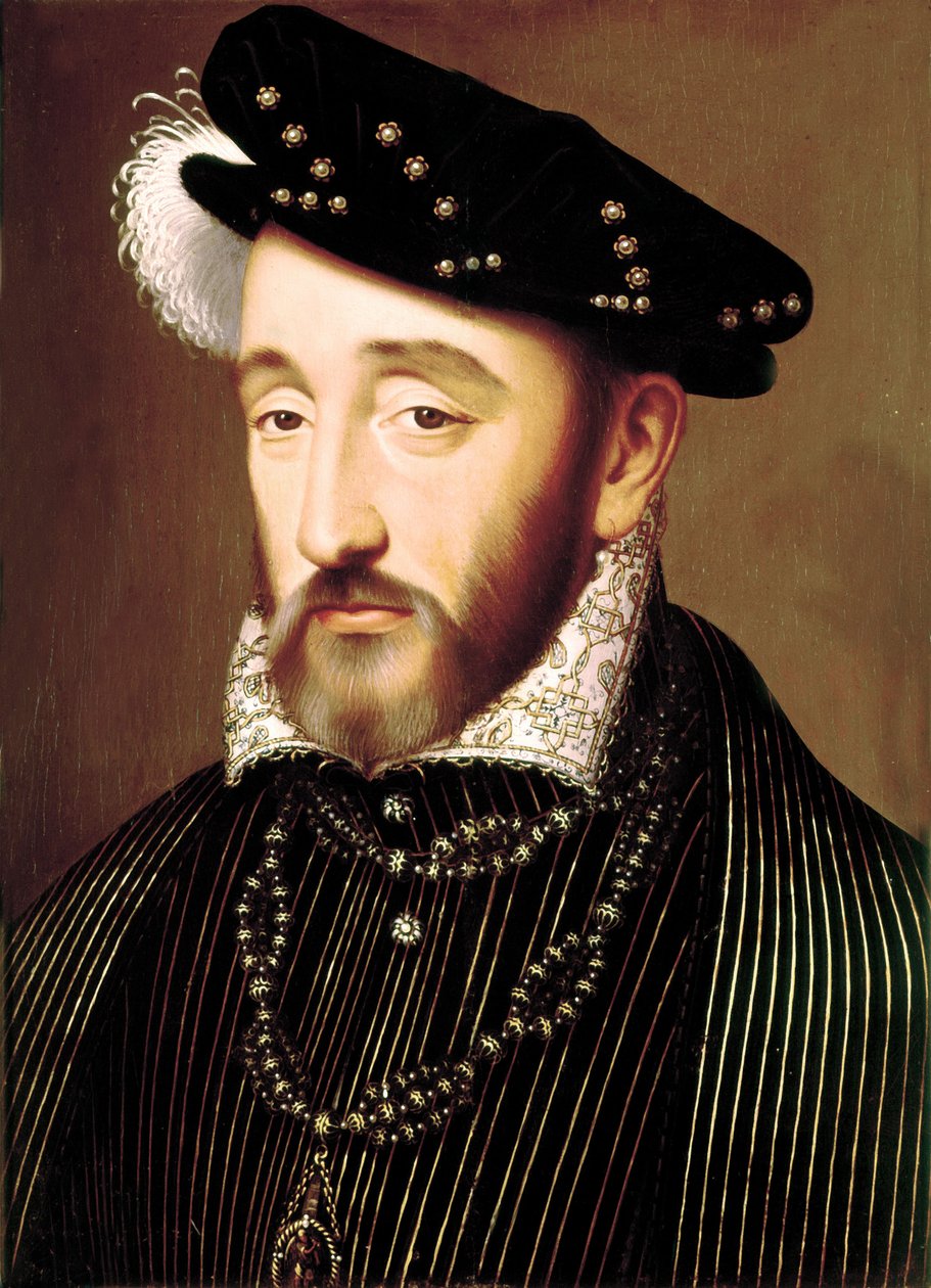 Henri II olaj, panel alkotó: François Clouet