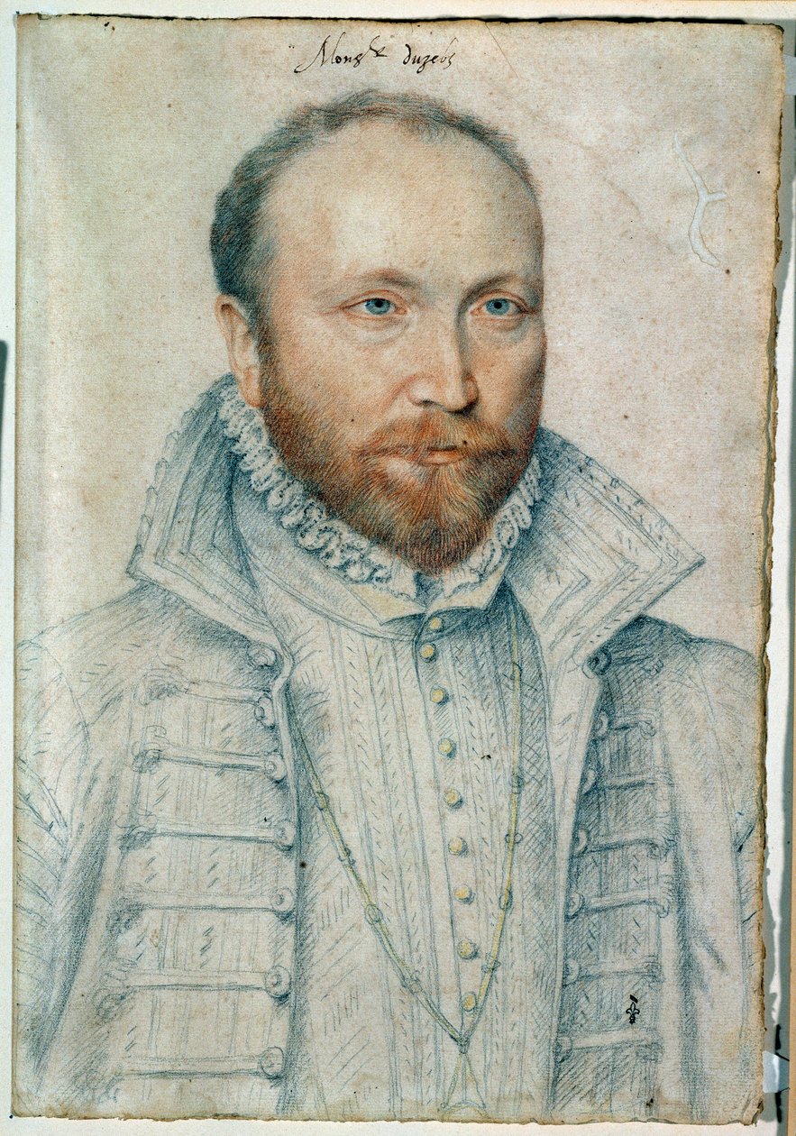 Antoine de Crussol, Uzes első hercegének portréja alkotó: François Clouet
