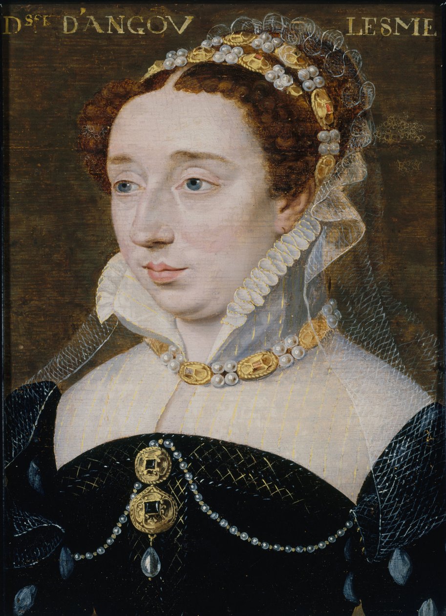 Diane de France, Angoulême hercegnőjének portréja 1538-1619, 1570. alkotó: François Clouet