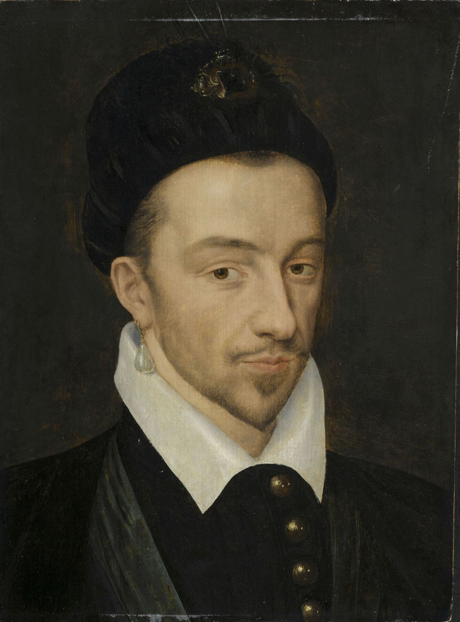 III. Henrik francia portréja alkotó: François Clouet