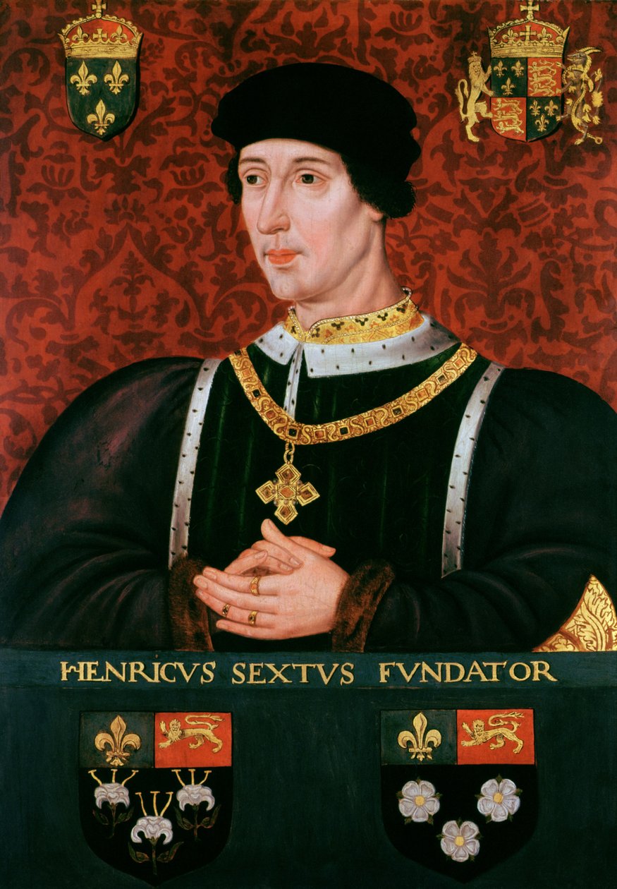 VI. Henrik angol portréja (1421-71) alkotó: François Clouet