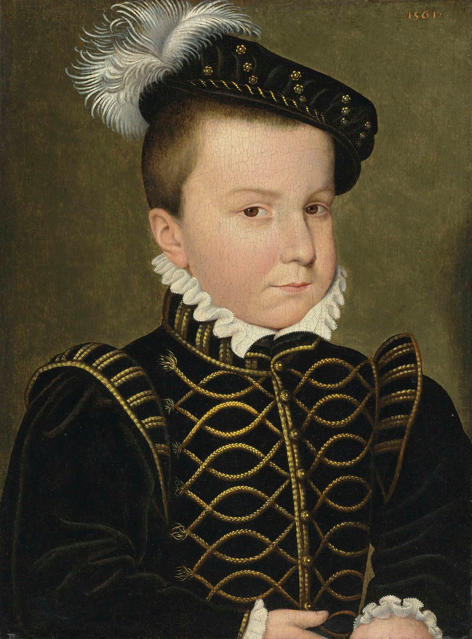Hercule-François, Alençon és Anjou hercegének portréja (1555-1584) alkotó: François Clouet