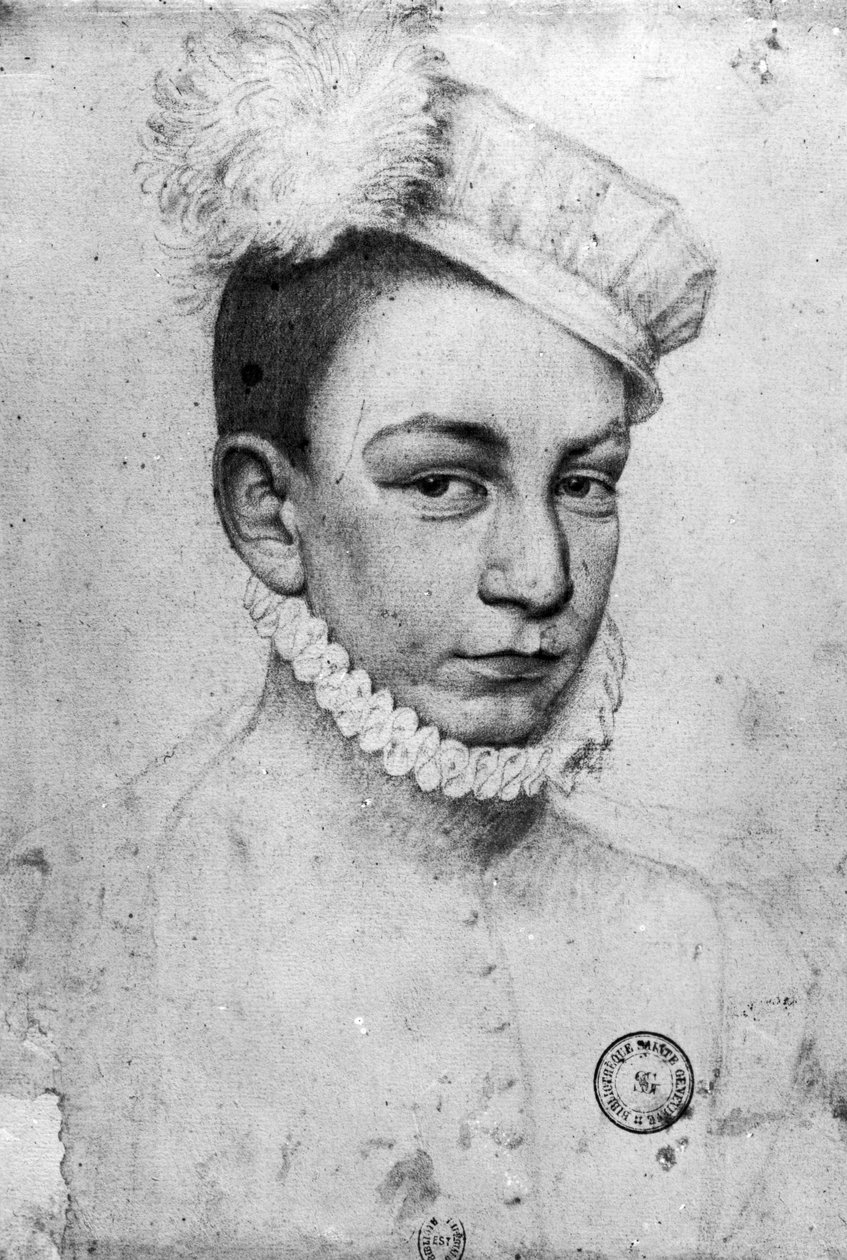 IX. Károly francia király portréja, 1561 alkotó: François Clouet