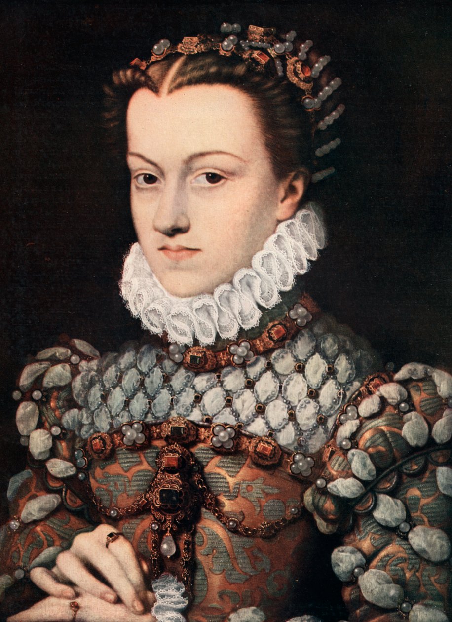 Erzsébet osztrák hercegnő, 1571, 1910. alkotó: François Clouet