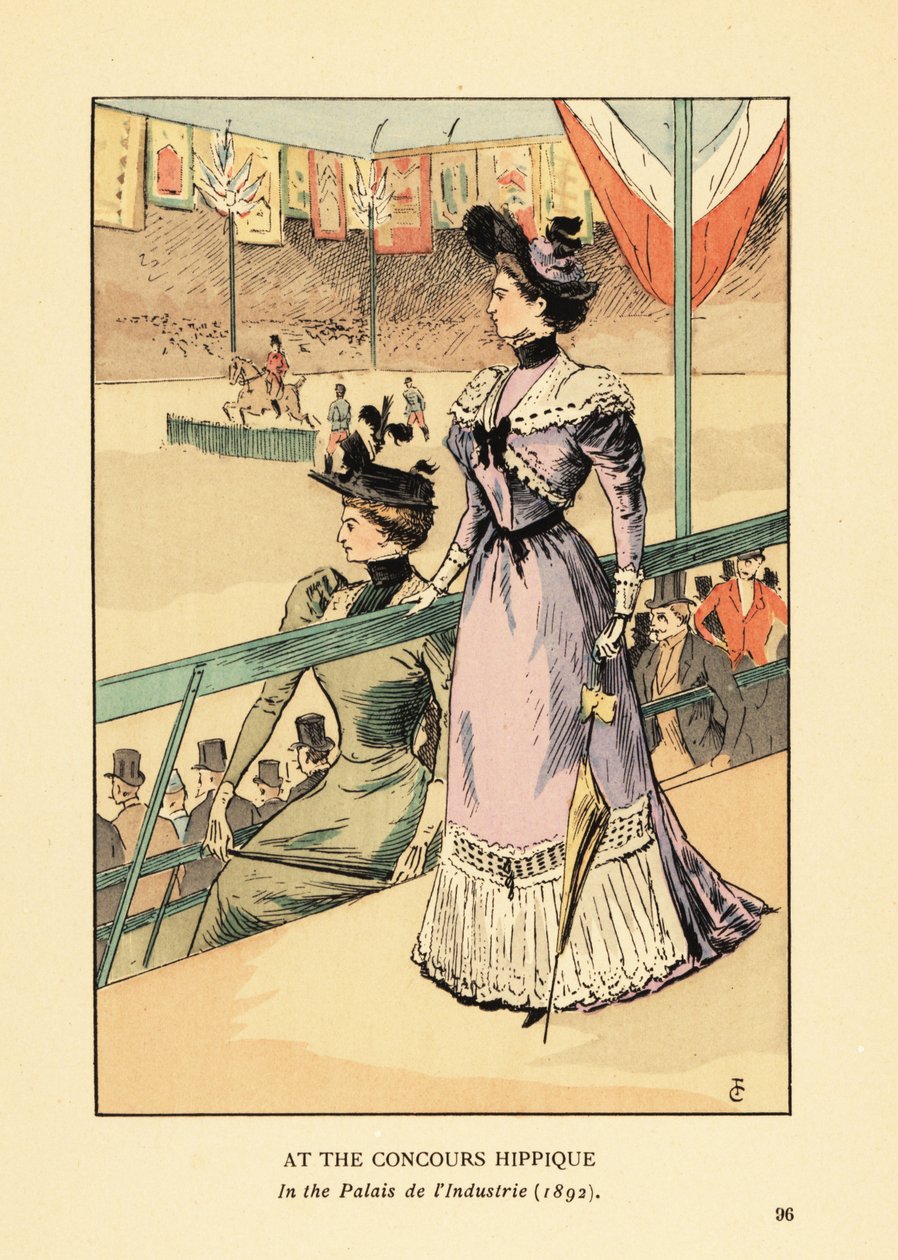 A Concours Hippique-ben a Palais d’Industrie-ben alkotó: François Courboin