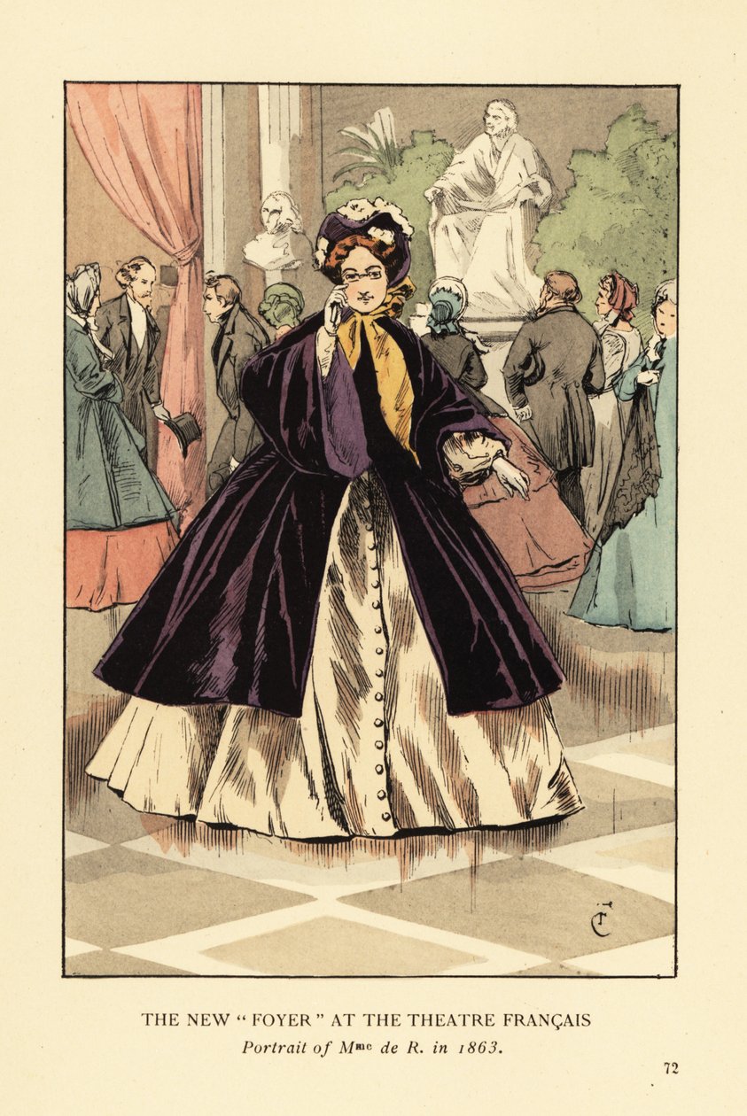 A Theatre Francais új előcsarnoka alkotó: François Courboin