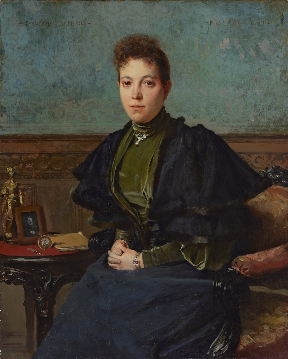Vera Haritonenko portréja alkotó: Francois Flameng