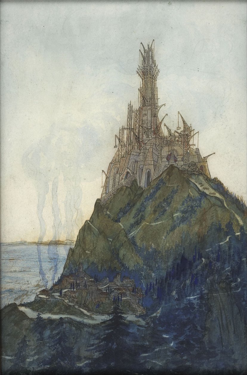 Beethovennek szentelt Gondolat temploma, építés alatt, 1897-1914 alkotó: François Garas