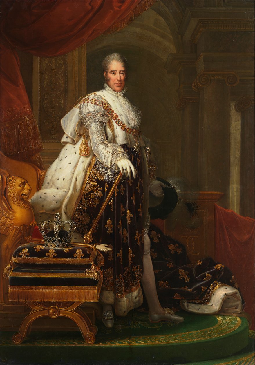 francia: Charles X en habits de sacre Charles X of France alkotó: François Gérard