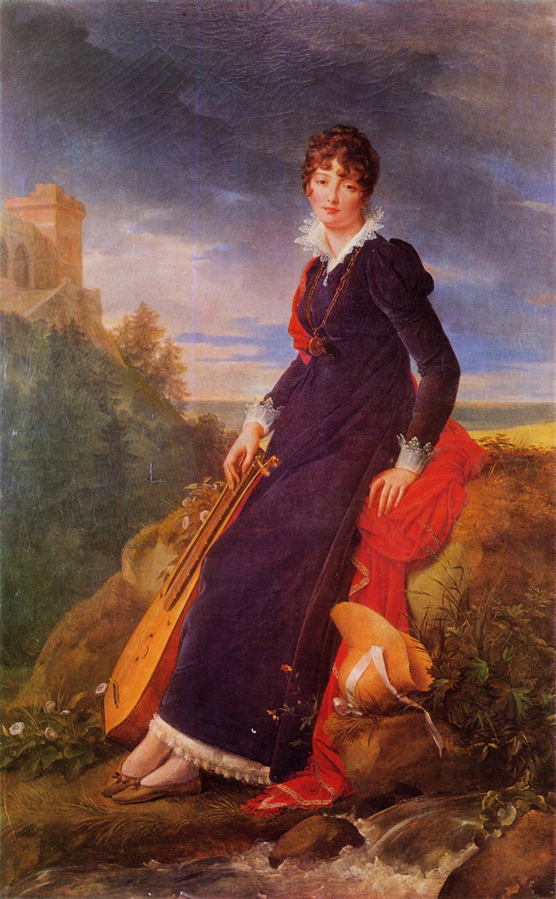 Franciául:  Starzeńska portréja alkotó: François Gérard