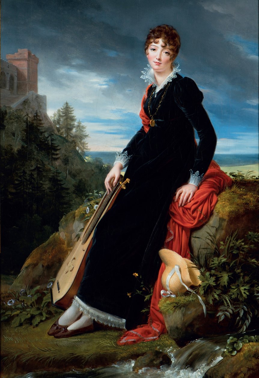 Katarzyna Joanna Gabrielle Starzenska grófnő (1782-1862) portréja. alkotó: François Gérard