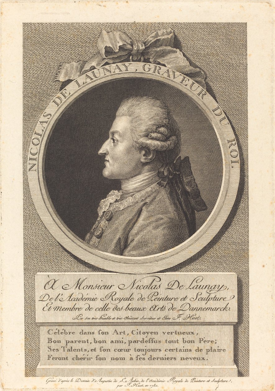 Nicolas Delaunay alkotó: François Huot after Augustin de Saint Aubin