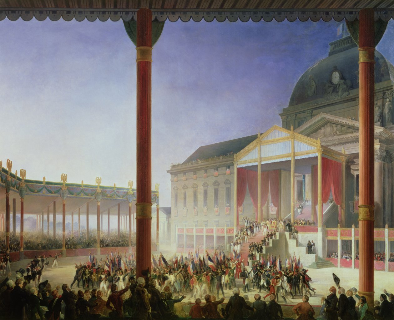 A Champ de Mai gyűlése, 1815. június 1 alkotó: François Joseph Heim