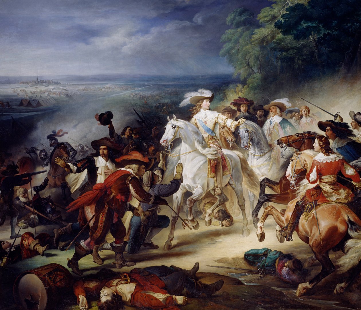 Rocroy-i csata, 1643. május 19., 1834 alkotó: François Joseph Heim