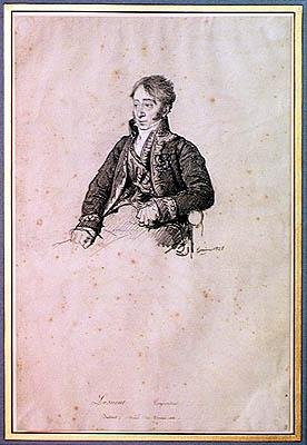 Jean-Francois Lesueur (1760-1837) 1828 (szén papíron) alkotó: François Joseph Heim