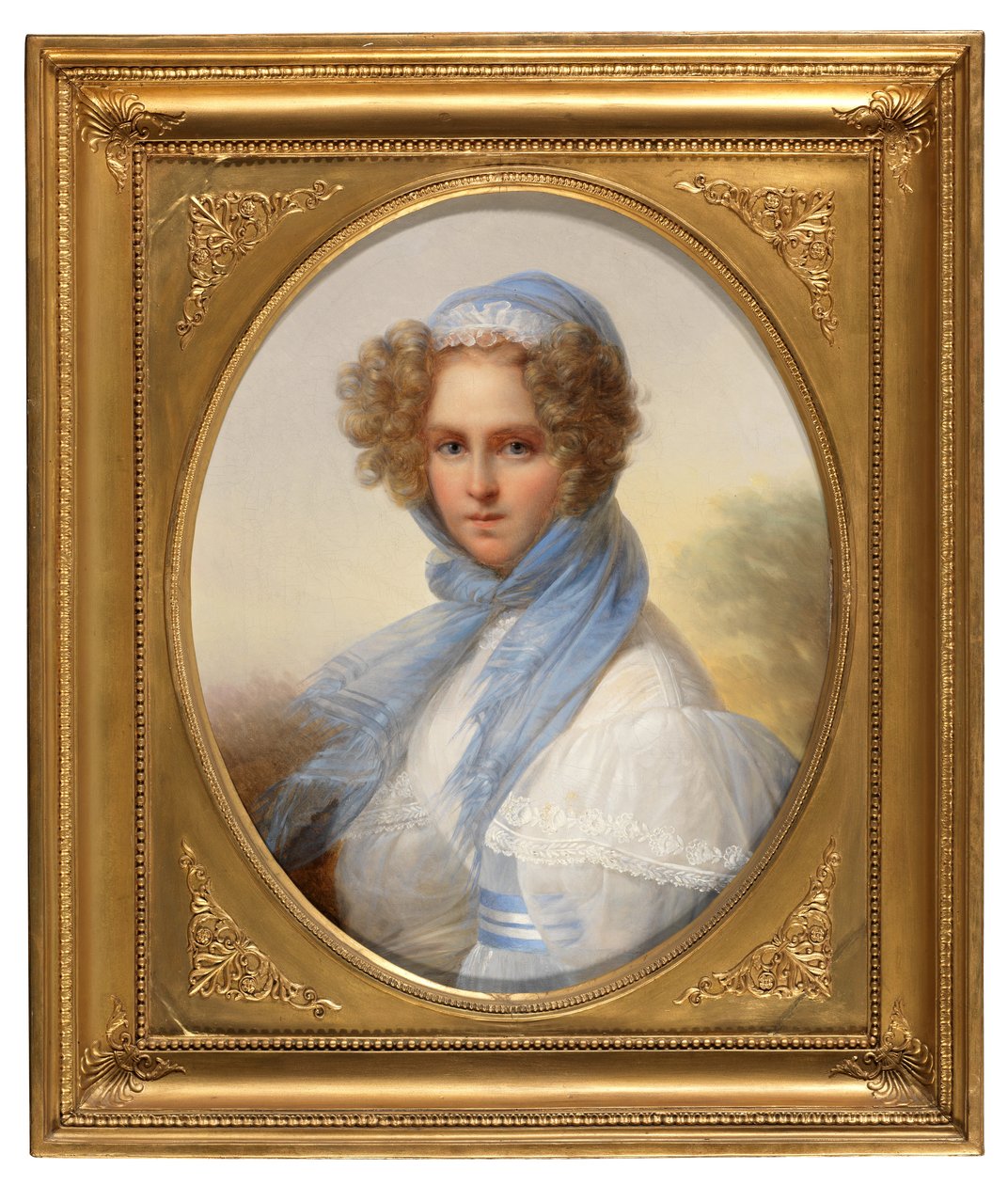 Kinsoen kisasszony portréja (olaj, vászon) alkotó: François Joseph Kinsoen