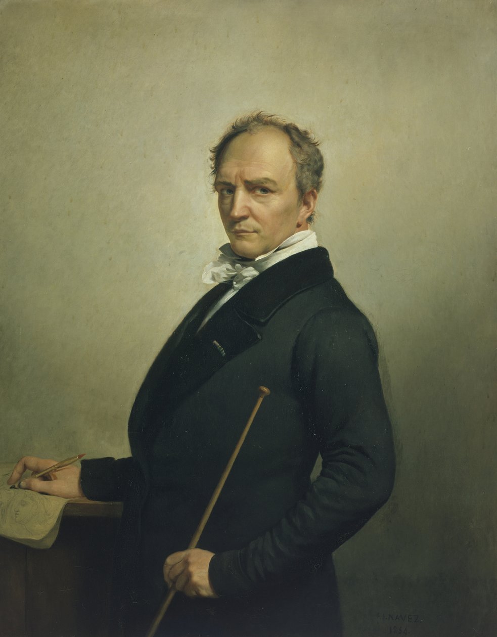 Önarckép (olaj, vászon) alkotó: François Joseph Navez