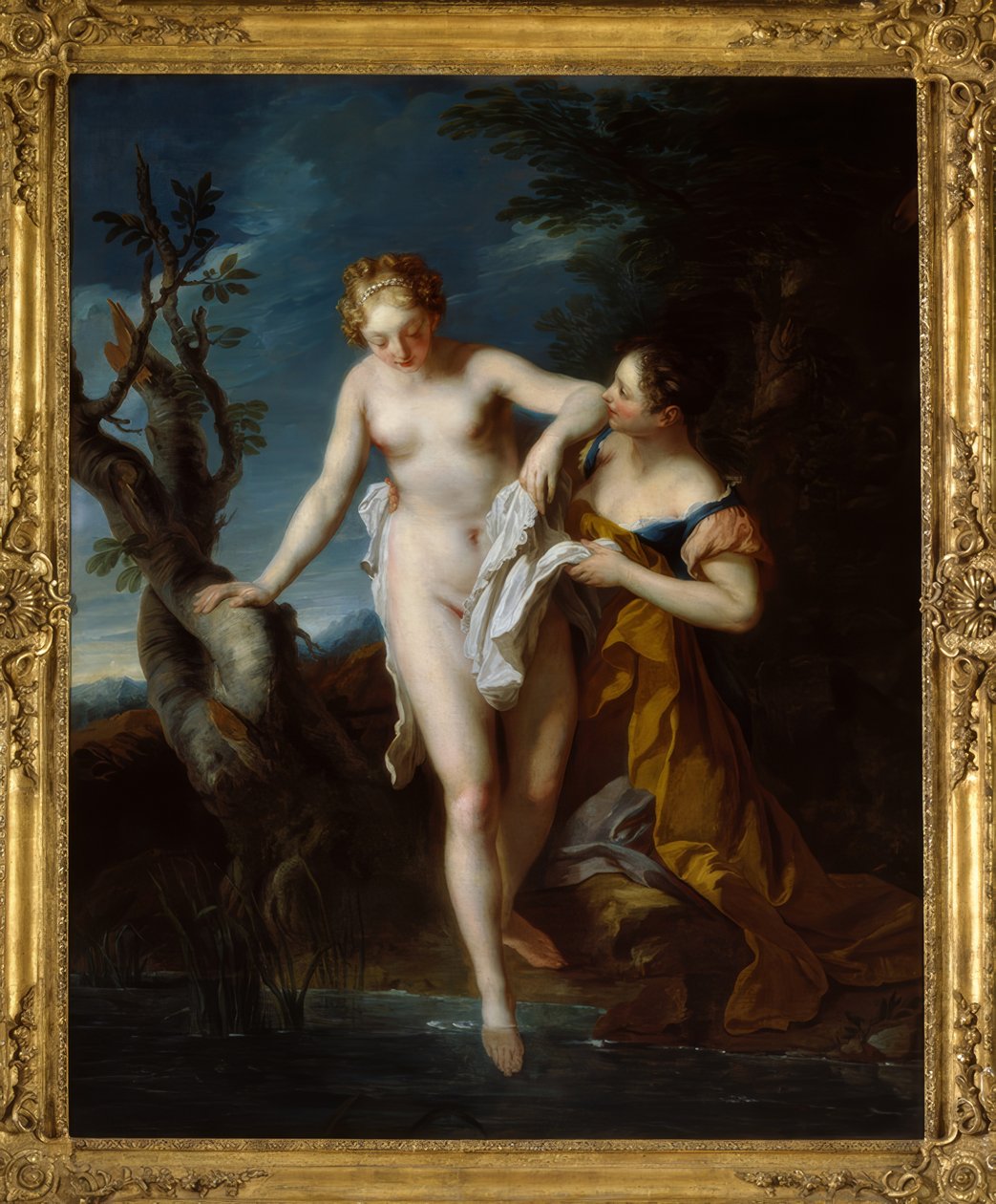A fürdőző alkotó: François Le Moyne