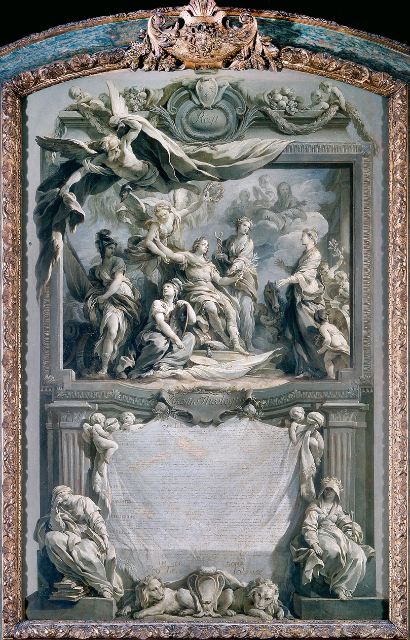 XV. Lajos békét ad Európának alkotó: François Le Moyne