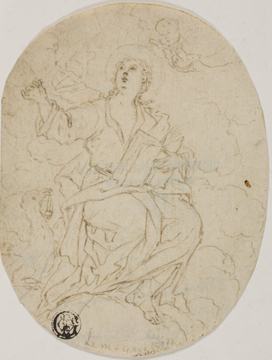 Szent János evangélista alkotó: François Le Moyne