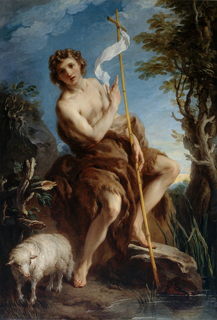 Keresztelő Szent János alkotó: François Lemoyne