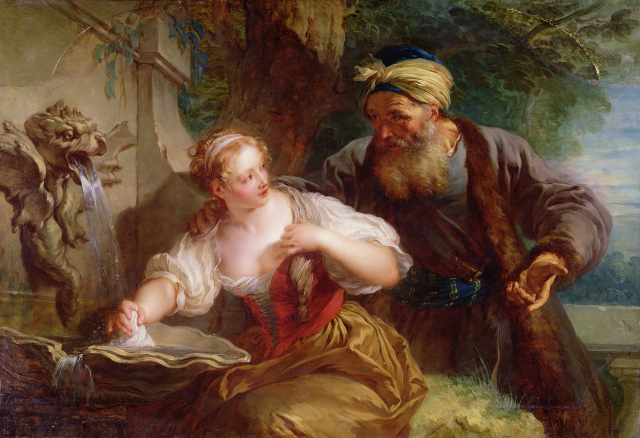 The Amorous Proposal, 1725 körül alkotó: François Lemoyne