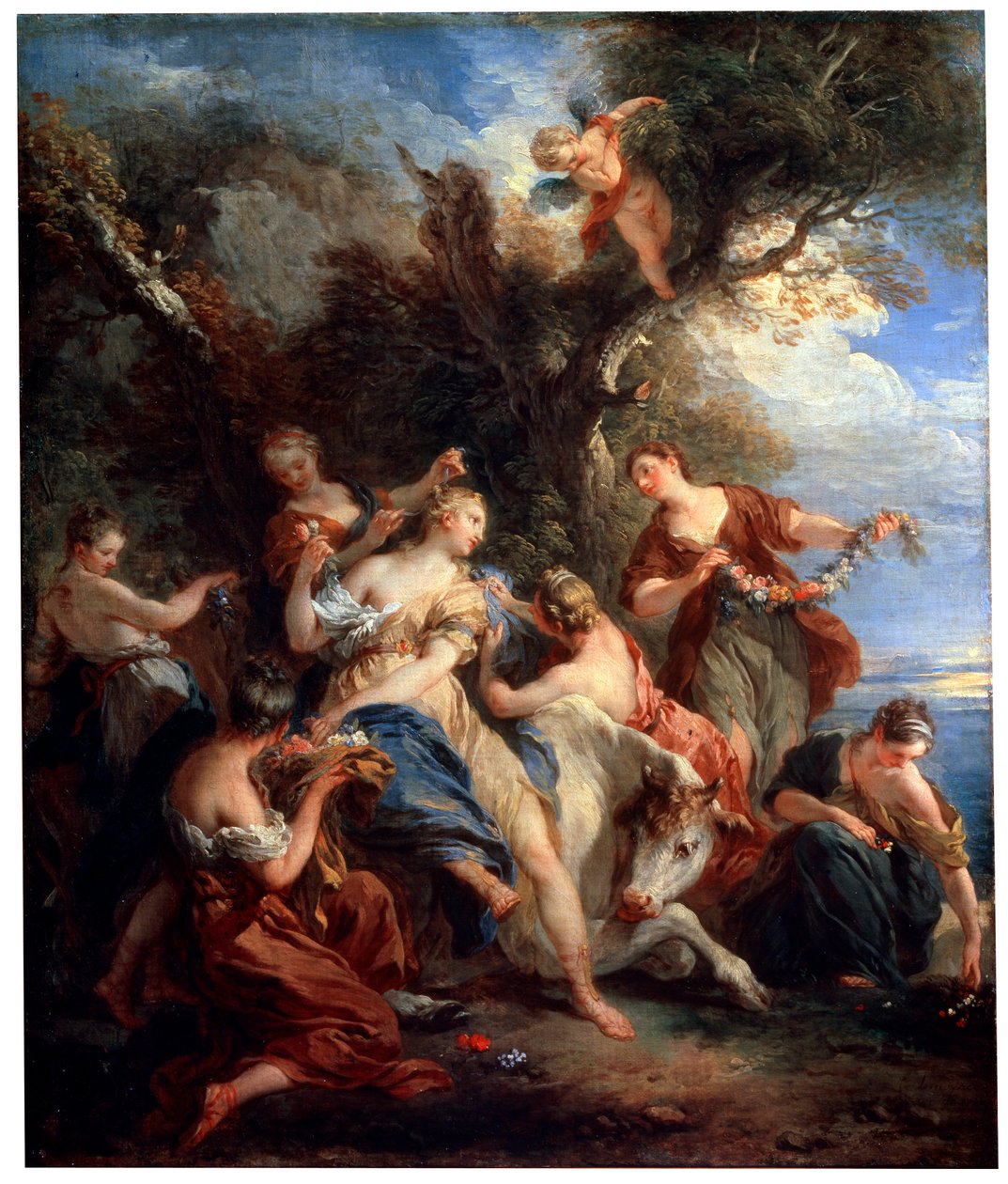 Európa megerőszakolása, 1725 alkotó: François Lemoyne