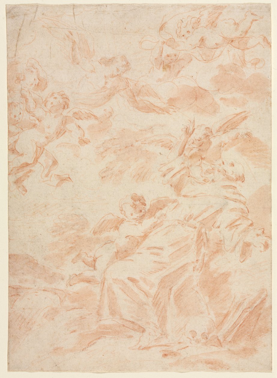 Szent Ferenc megbélyegzése, 1700-as évek első harmada. alkotó: François Lemoyne