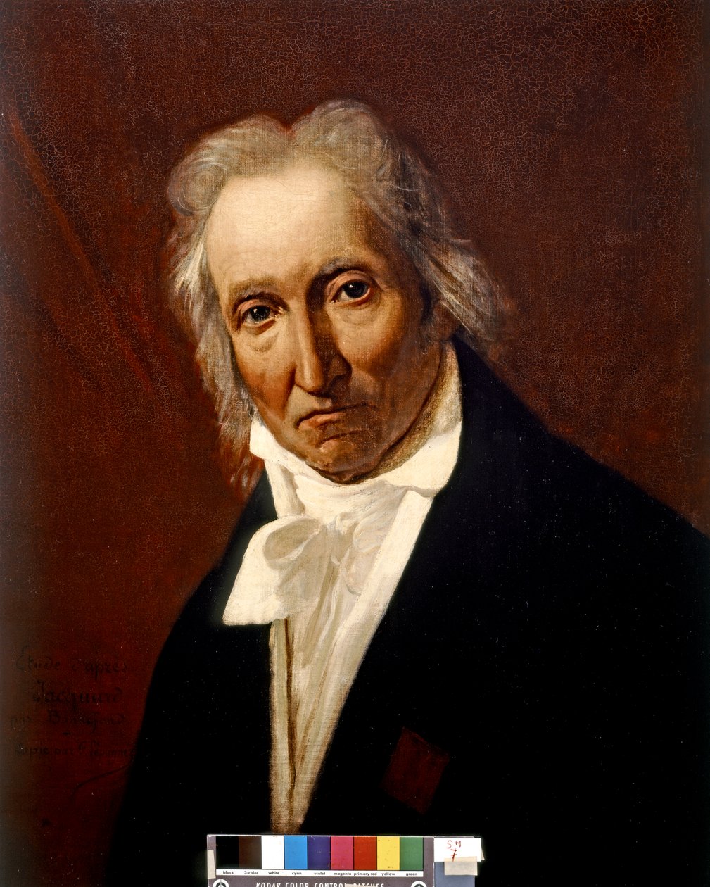 Joseph-Marie Jacquard portréja (olaj, vászon) alkotó: François Lépagnez
