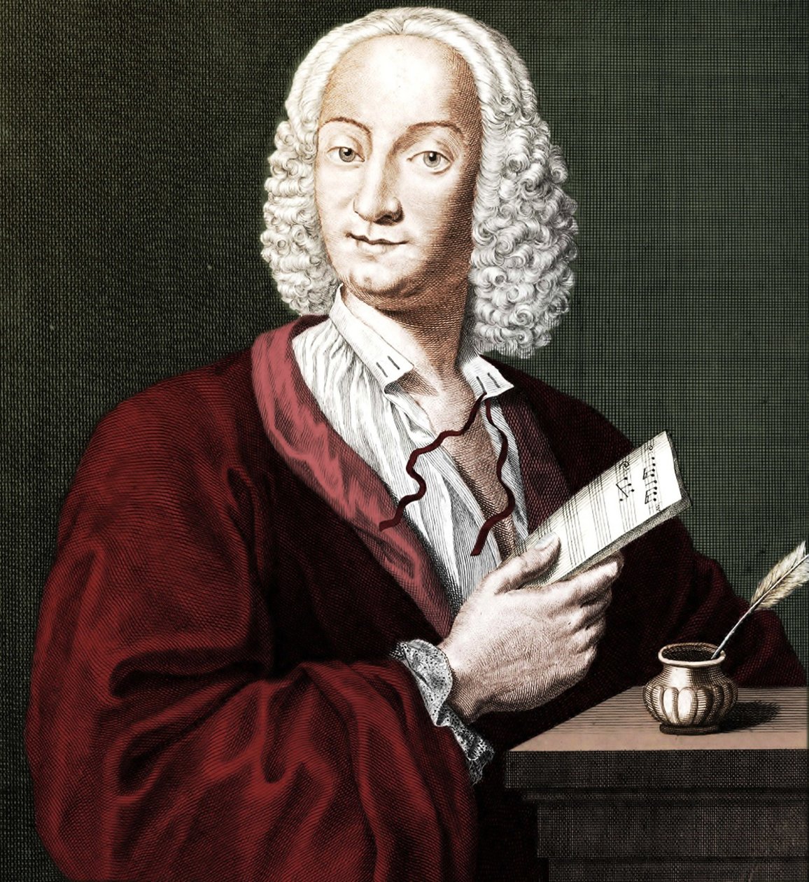 Antonio Vivaldi 1678-1741, 1725 alkotó: François Morellon de La Cave