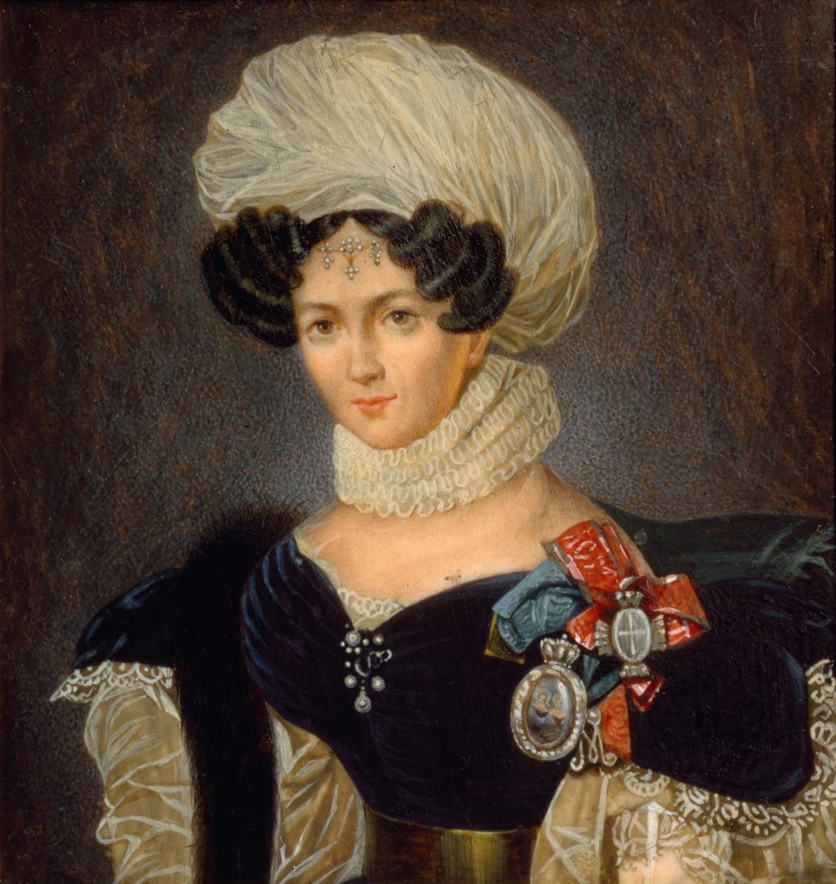 Tatyana Vasziljevna Golicina hercegnők portréja 1783-1841, 1830-as évek alkotó: François Nicolas Riss