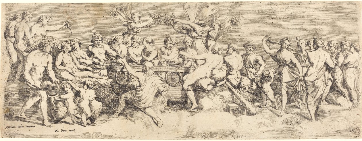 Ámor és Psyche esküvője alkotó: François Perrier after Raphael
