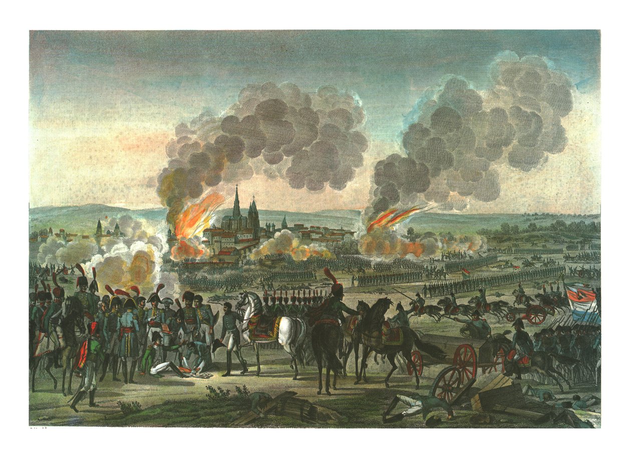 Ratisbon elfoglalása, 1809. április 23., 1850 alkotó: François Pigeot