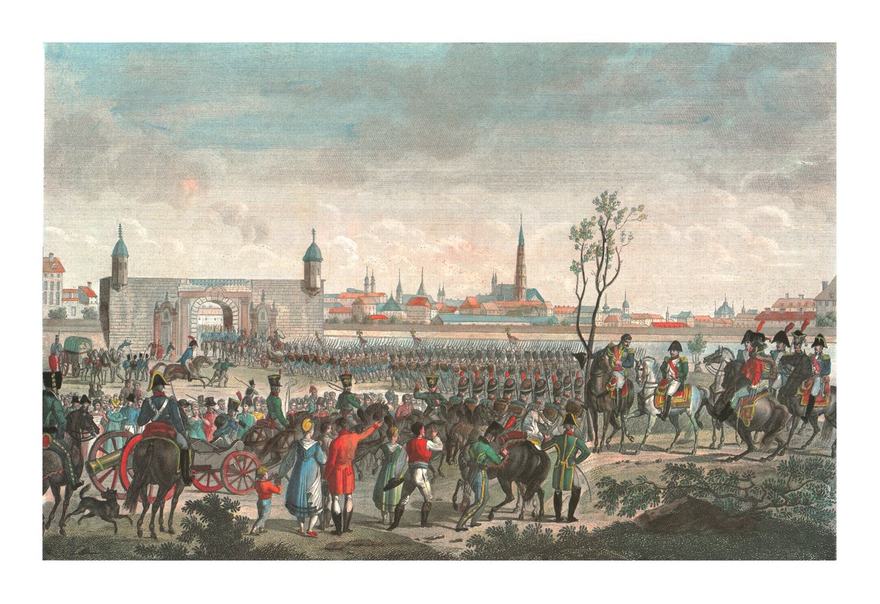 A franciák belépése Bécsbe, 1805. november 14., 1850. k alkotó: François Pigeot
