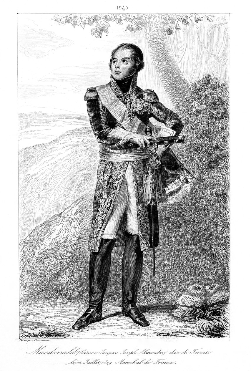 Etienne Jacques-Joseph-Alexandre MacDonald 1765-1840, Taranto hercege és Franciaország marsallja, 1839. alkotó: François Pigeot