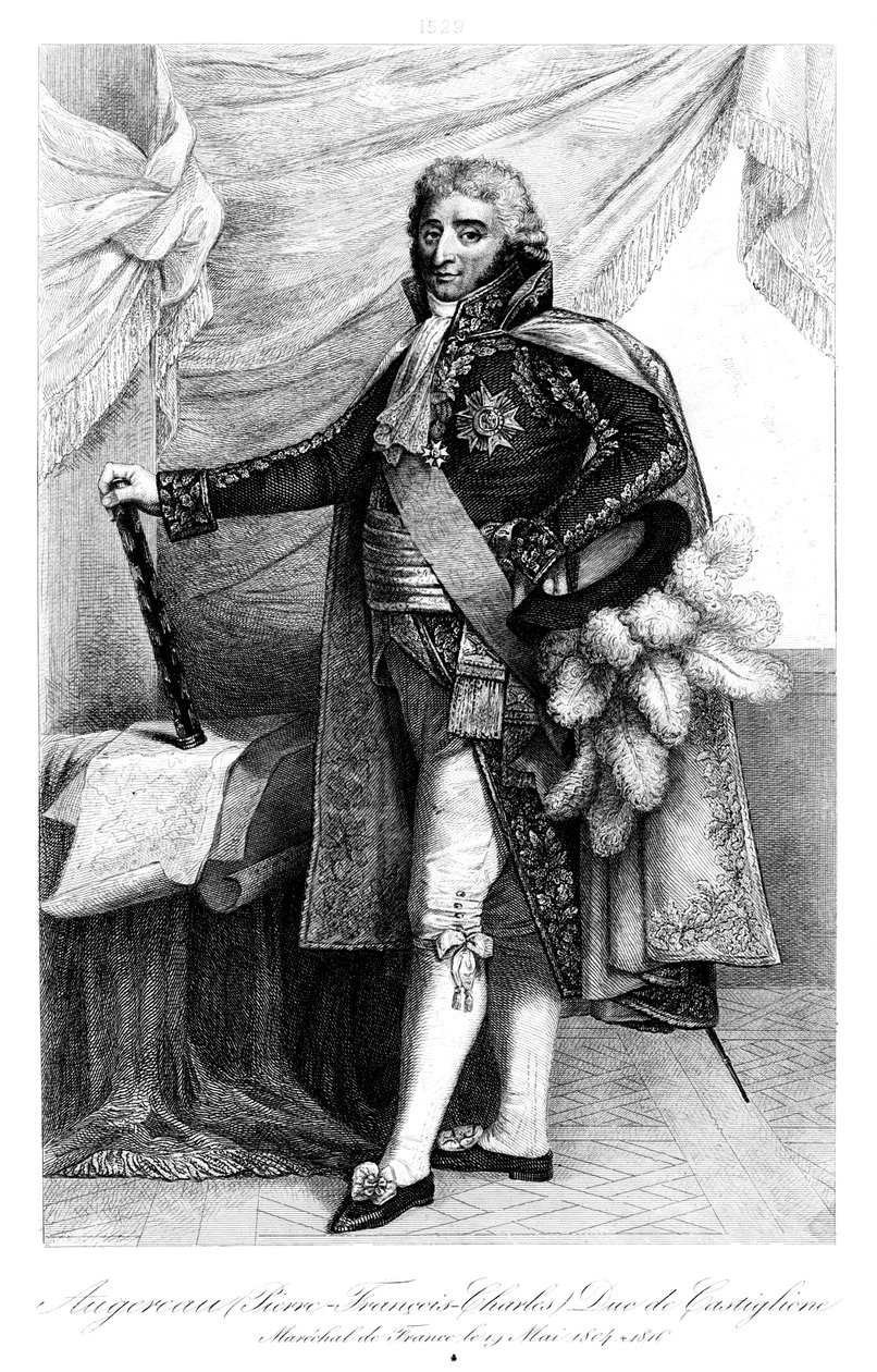 Pierre Augereau 1757-1816, Castiglione hercege, 1839. alkotó: François Pigeot