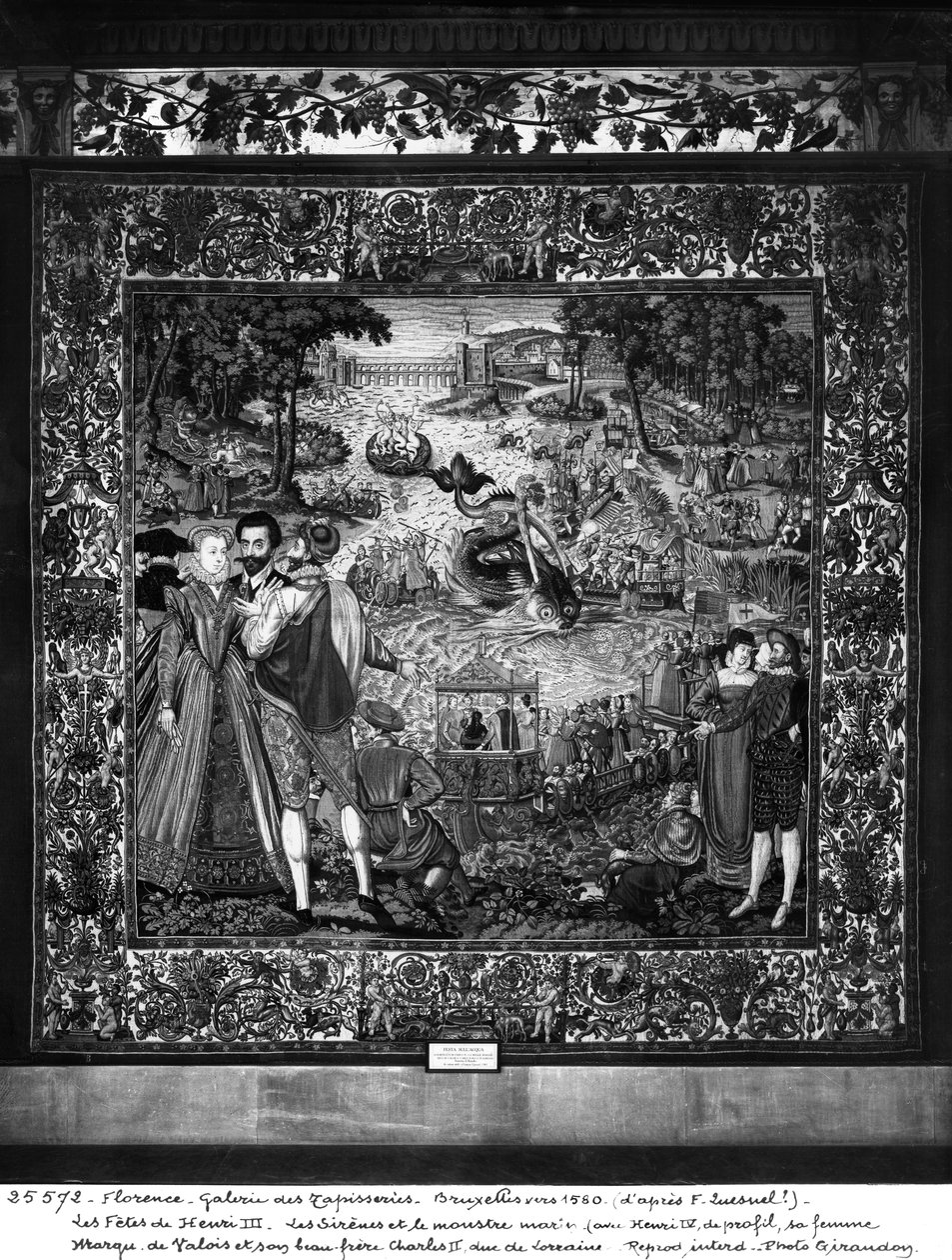 Henri III (1553-1610) fesztiváljai, brüsszeli műhely, 1580 körül (gobelin) alkotó: François Quesnel