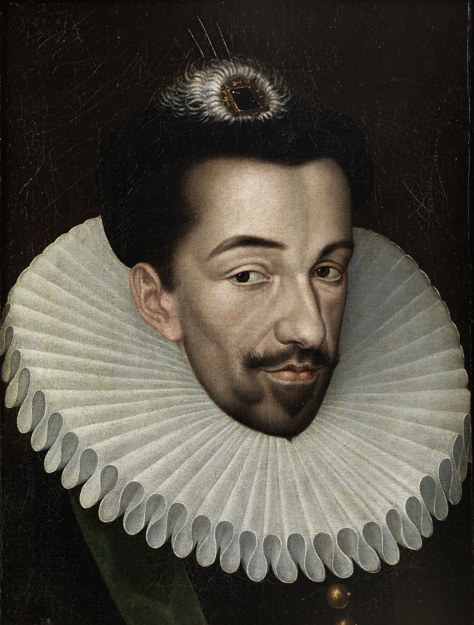 Henrik francia lengyel király és Litvánia nagyhercege portréja, 1580-as évek alkotó: François Quesnel