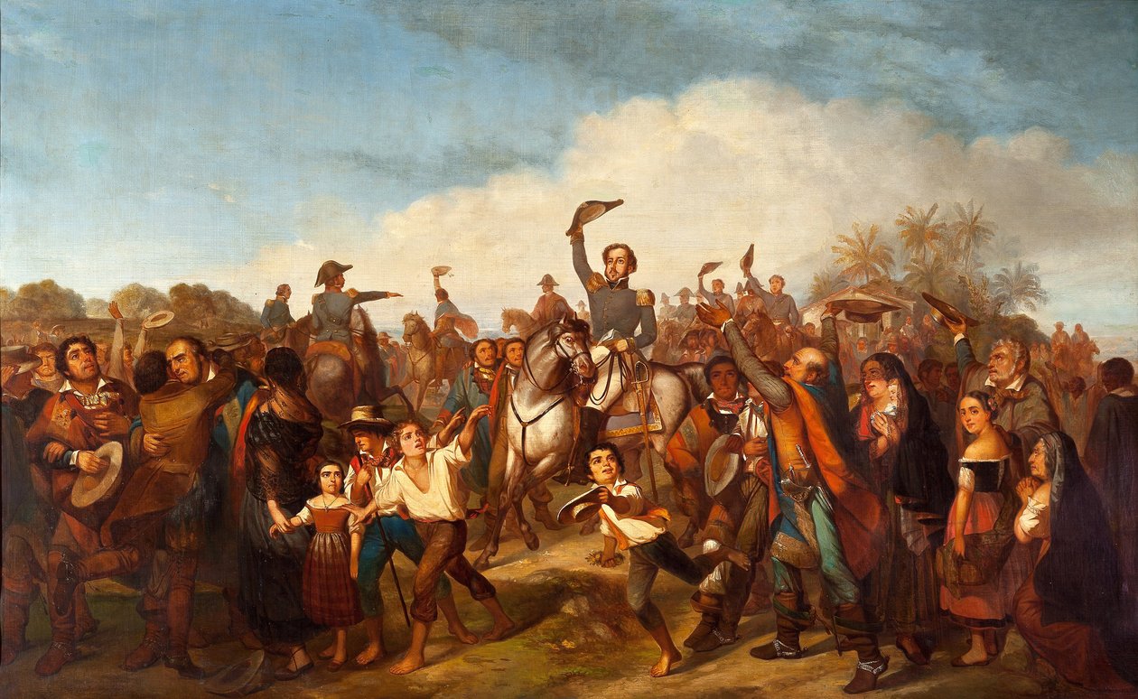 Brazília függetlenségének kikiáltása alkotó: Francois Rene Moreaux
