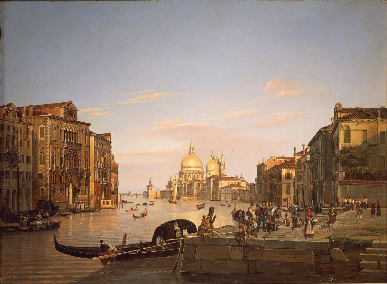 A velencei Canal Grande, Francesco Vervloet alkotó: François Vervloet