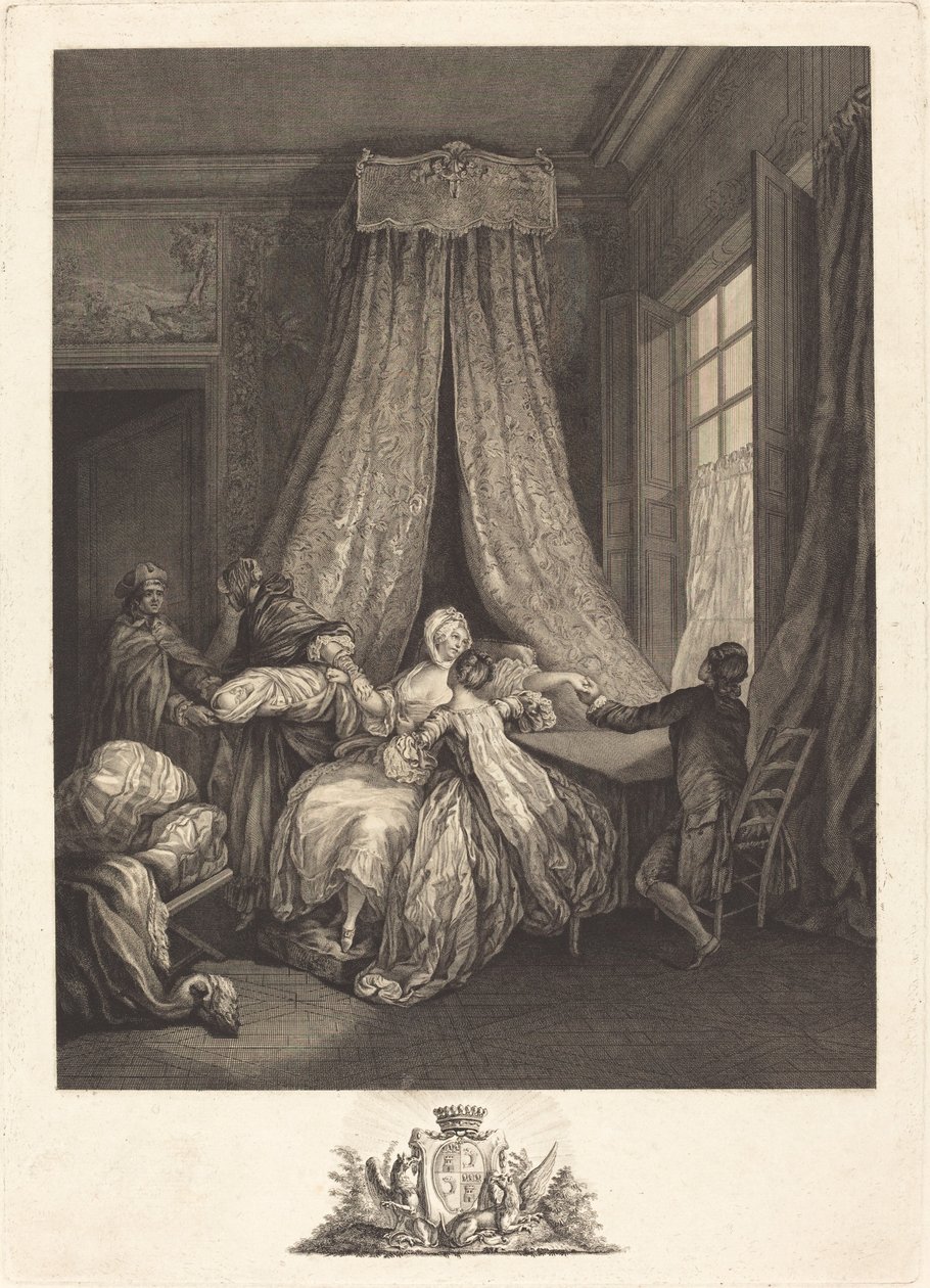 A titkos szerelem gyümölcse alkotó: François Voyez after Pierre Antoine Baudouin