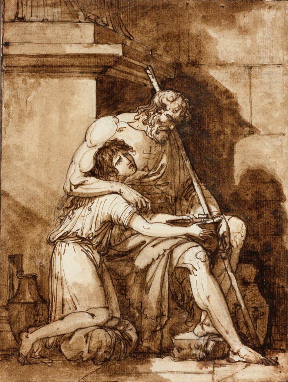 Belisarius, 18. század vége-19. század eleje. alkotó: François Xavier Pascal Fabre