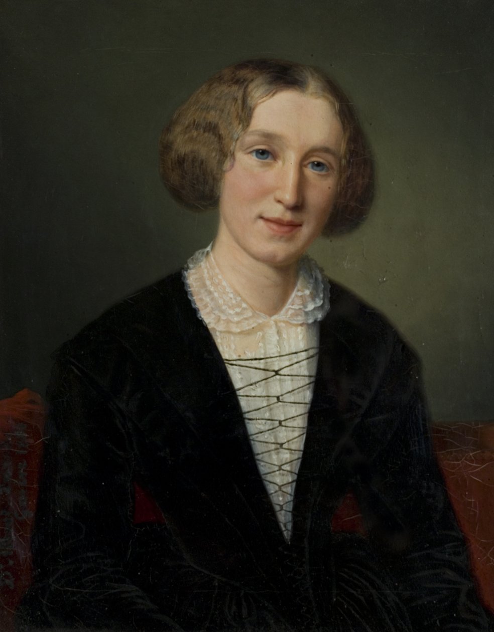 George Eliot, Mary Ann Evans, 1880-81 alkotó: François d Albert Durade