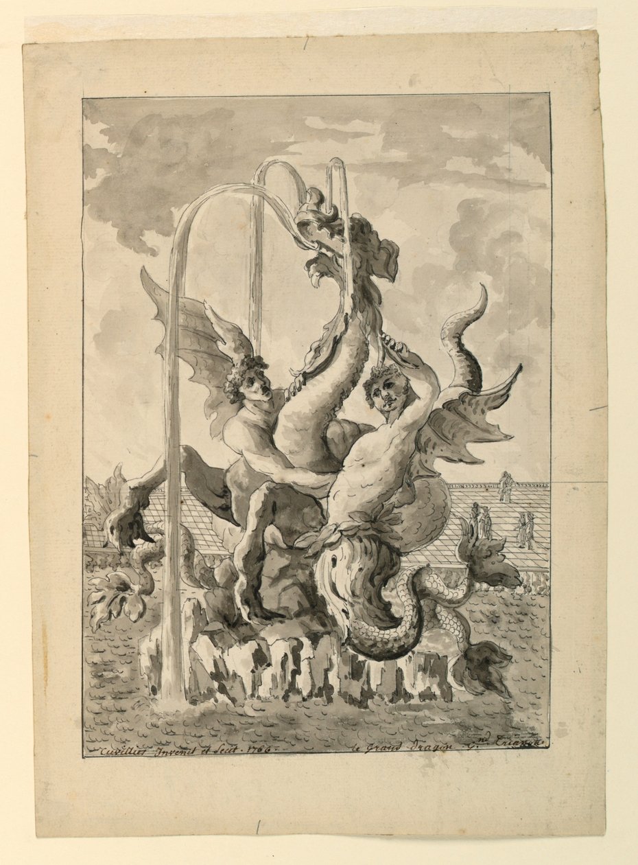Tervezés a versailles-i Grand Trianonhoz alkotó: François de Cuvilliés the Elder