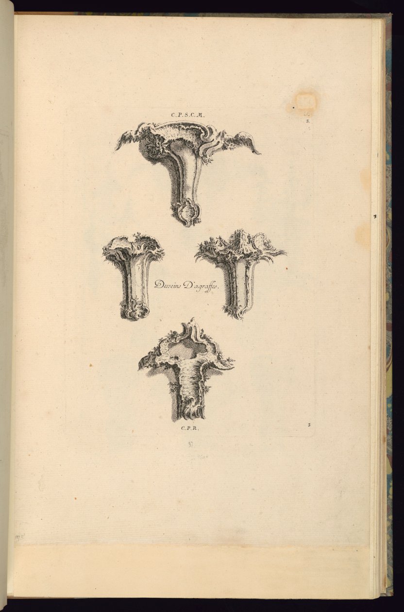 Staple Designs alkotó: François de Cuvilliés the Elder