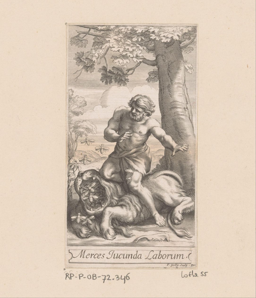 Sámson és az oroszlán alkotó: François de Poilly (I)