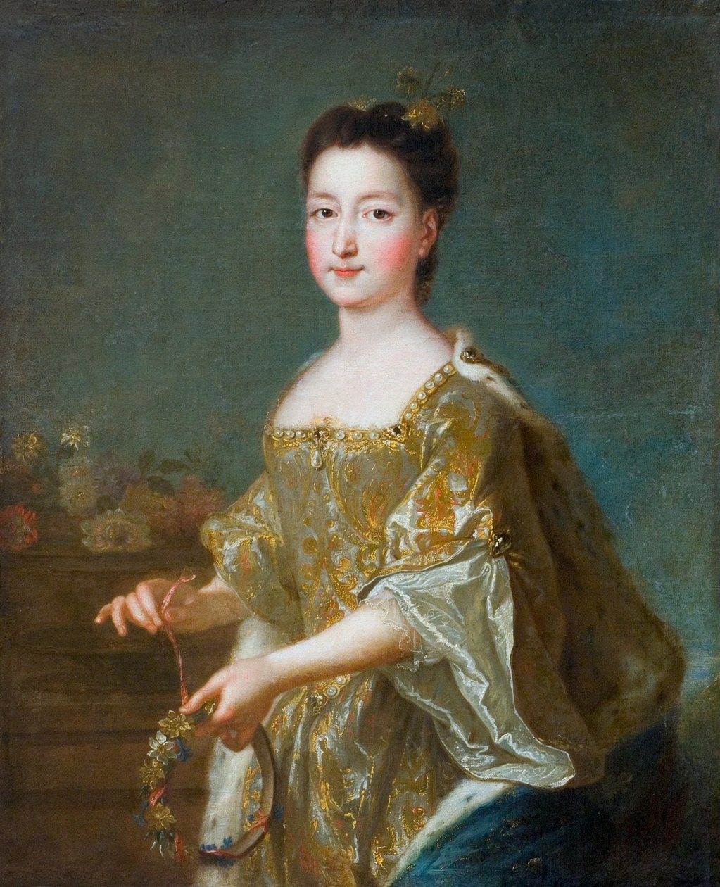 Lengyel: Teresa Kunegunda Sobieska menyasszonyi portréja alkotó: Francois de Troy