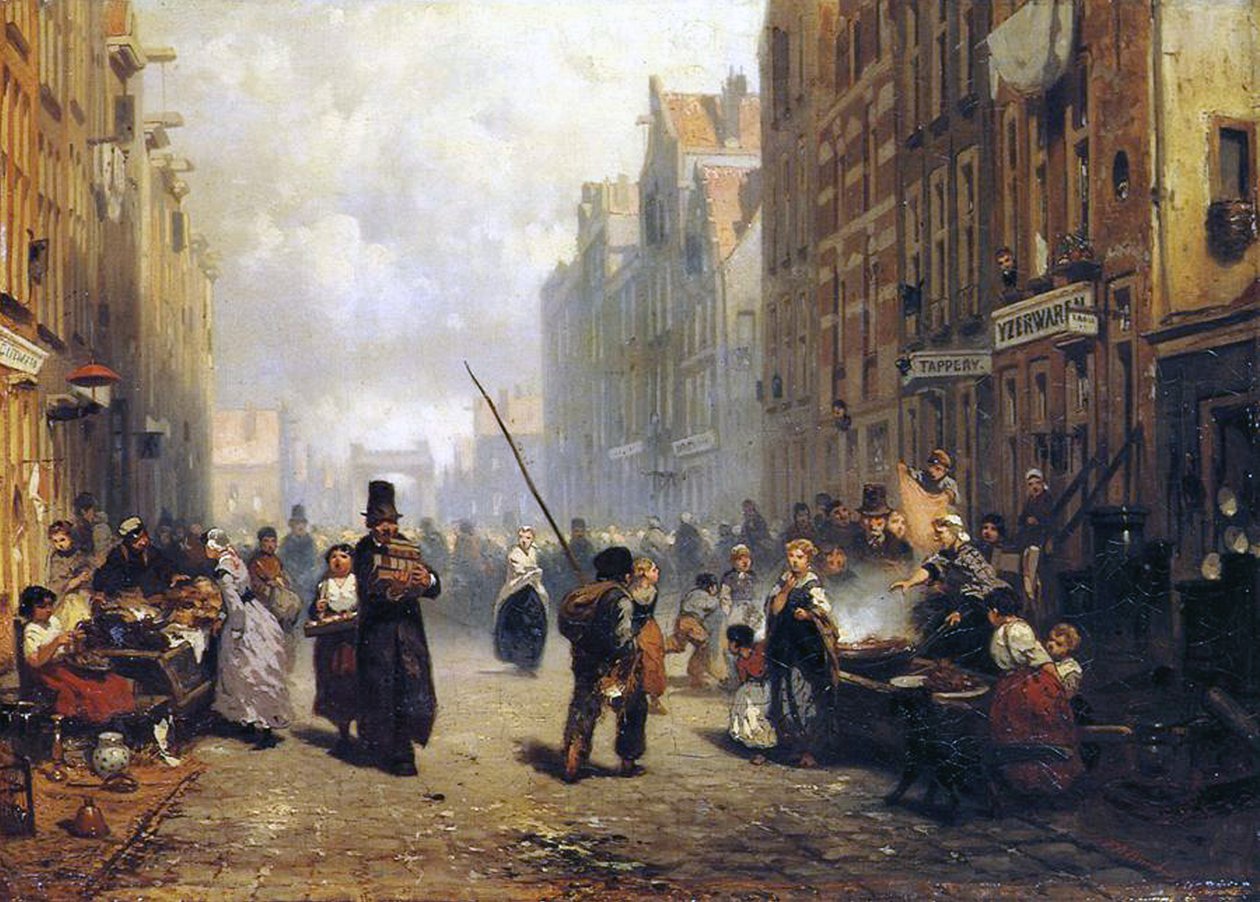 Amszterdam, a zsidó negyed alkotó: Frans Arnold Breuhaus de Groot